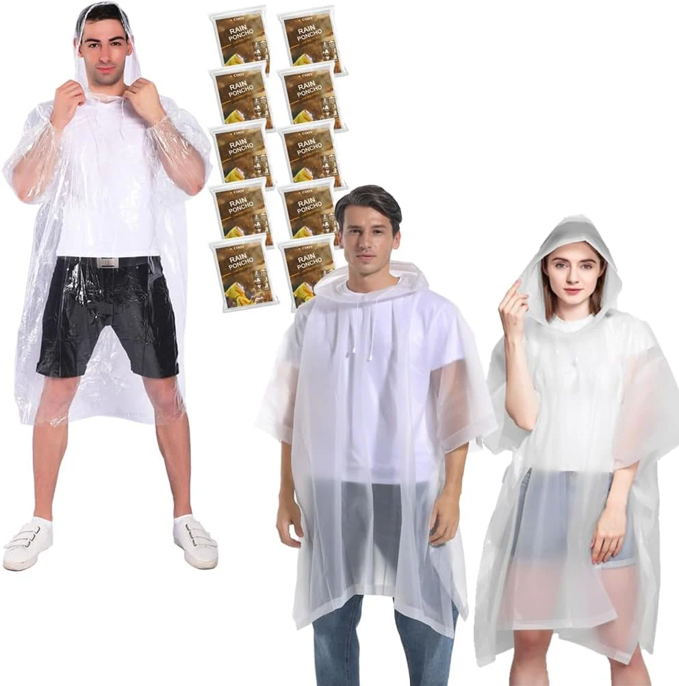 Rain Bundle, 10 Ponchos and 2 Coats